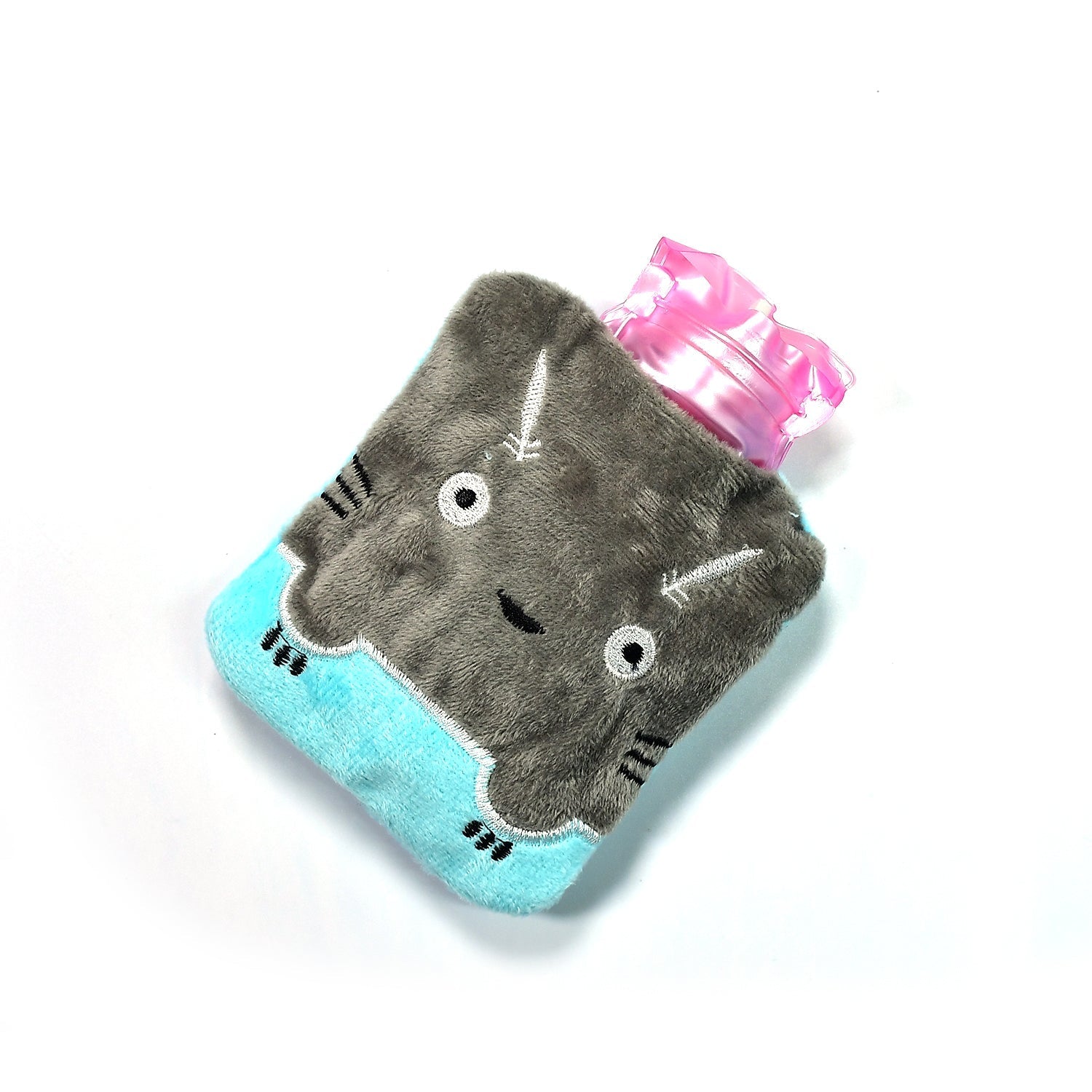 6528 Grey Cat Print small Hot Water Bag with Cover for Pain Relief, Neck, Shoulder Pain and Hand, Feet Warmer, Menstrual Cramps. 6528 Grey Cat Print small Hot Water Bag with Cover for Pain Relief, Neck, Shoulder Pain and Hand, Feet Warmer, Menstrual Cramps.